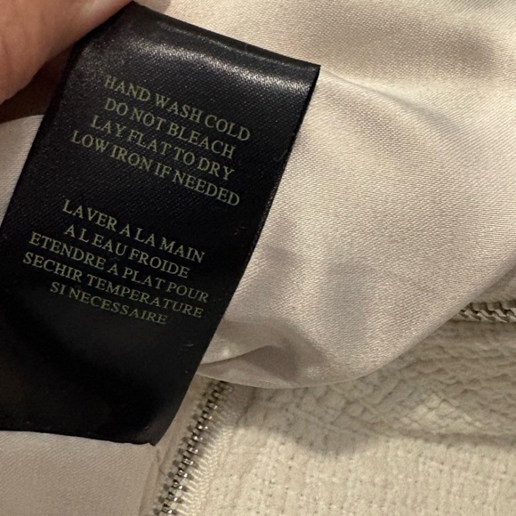 Blank NYC Cream Off White Tweed Textured Moto Jacket - Picture 4 of 15